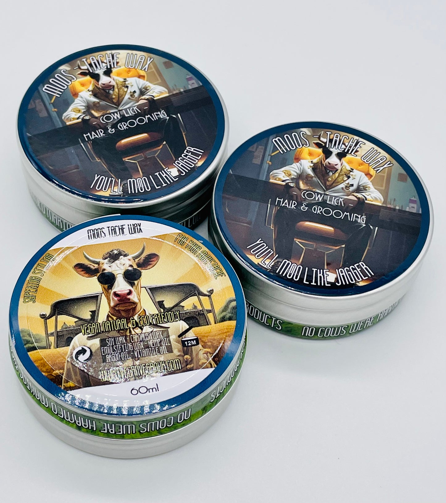 MOO-STACHE WAX - You'll Moo Like Jagger!!!