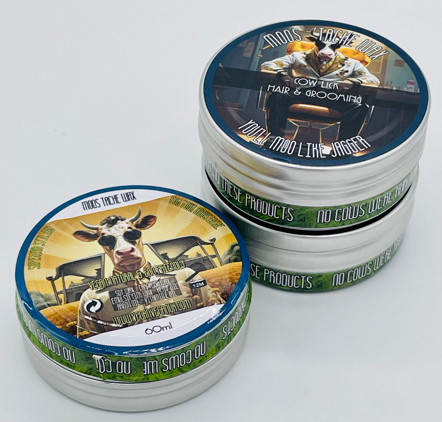 MOO-STACHE WAX - You'll Moo Like Jagger!!!